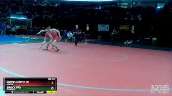 126-3A Quarterfinal - Joseph Ortiz Jr, Arvada vs Brock Fry, Gunnison