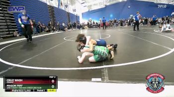 73-76 lbs Round 1 - Cruz Wash, Kansas vs Mason May, Linn County Twisters Wrestling Club