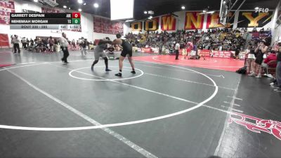 285 lbs Champ. Round 2 - Garrett Despain, Adelanto vs Nehemiah Morgan, Temescal Canyon