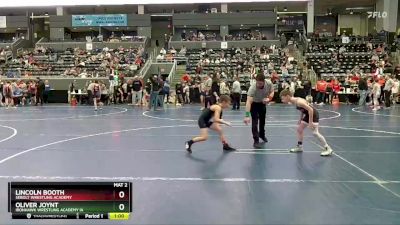 70 lbs Quarterfinal - Lincoln Booth, Sebolt Wrestling Academy vs Oliver Joynt, Ironhawk Wrestling Academy IA