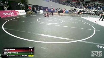 5A-138 lbs Cons. Round 1 - Benjamin Young, Canby vs Devon Keene, Lebanon