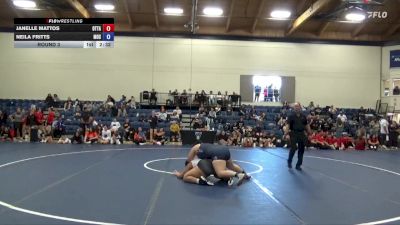 240 lbs Round 3 - Neila Fritts, Menlo Oak Squad vs Janelle Mattos, Ottawa University