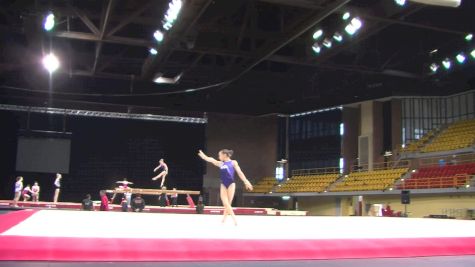 Anastasiia Iliankova (Russia) On Floor, Training Day 1 - Gymnix 2016
