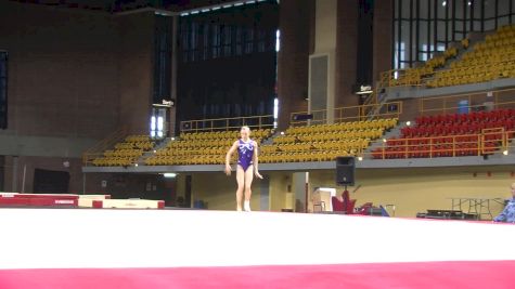 Valeriia Saifulina (Russia) On Floor, Training Day 1 - Gymnix 2016