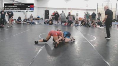115 lbs Rr Rnd 3 - Alexa Thomas, Badger Girls Elite - GK12E vs Charlotte Catania, CTWHALE - GK12E
