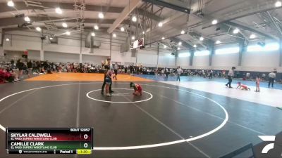 75 lbs Cons. Semi - Skylar Caldwell, El Paso Supers Wrestling Club vs Camille Clark, El Paso Supers Wrestling Club