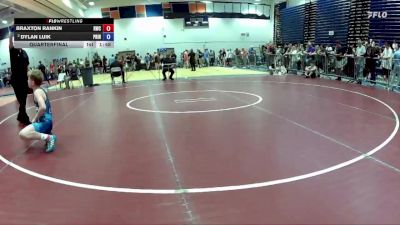 100 lbs Quarterfinal - Braxton Rankin, Richmond Wrestling Club vs Dylan Luik, Legend Wrestling Club