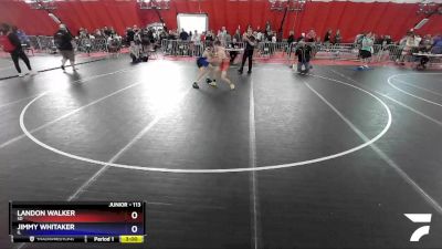 113 lbs 5th Place Match - Landon Walker, SD vs Jimmy Whitaker, IL