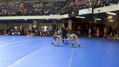 67 lbs Cons. Sub-rd Of 16 - Caden Kremski, MI Revolution vs Ryddik Johnson, Eastern Oregon Elite