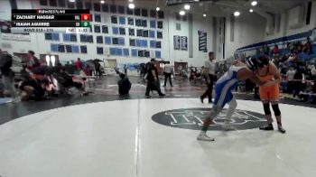 215 lbs Quarterfinal - Zachary Haggar, Valhalla vs Isaiah Aguirre, Central Union