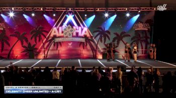 Celebrity Cheer Unlimited - A-List [2026 L4 Senior - Small Day 1] 2026 Aloha Portland Showdown