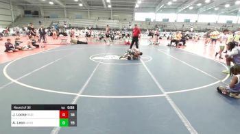 95 lbs Round Of 32 - Jagger Locke, Ragin Raisins Catawba vs Alex Leon, Untouchables