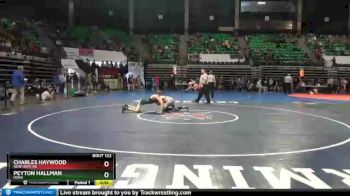 120 lbs Cons. Round 2 - Charles Haywood, New Hope HS vs Peyton Hallman, Dora