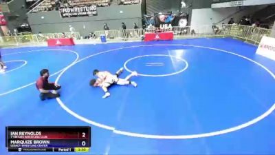 170 lbs Cons. Round 4 - Ian Reynolds, 7 Virtues Wrestling Club vs Marquize Brown, Legacy Wrestling Center