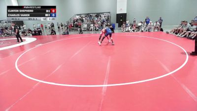 144 lbs Clinton Shepherd, Indiana Gold vs Charles Vanier, Minnesota Blue