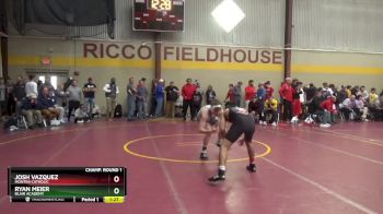 126 lbs Champ. Round 1 - Josh Vazquez, Montini Catholic vs Ryan Meier, Blair Academy