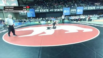 Boys 1A 144 lbs 1st Place Match - Ryan Vader, Zillah vs Ivan Bailey, Kalama