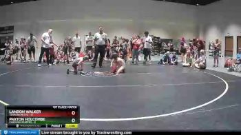 52 lbs Finals (2 Team) - Landon Walker, Team Palmetto vs Paxton Holcombe, Carolina Reapers