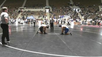 5A 215 lbs Champ. Round 1 - Wyatt Geiger, Elberta HS vs Cristian Perez, Beauregard HS