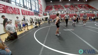 105 lbs Rr Rnd 1 - Clayton Warner, Sallisaw Takedown Club vs Trapper McElhaney, Elgin Wrestling