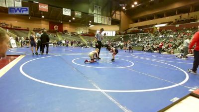 61 lbs Consi Of 4 - William Vasquez, III, Panther Youth Wrestling-CPR vs Parker Ledbetter, North DeSoto Wrestling Academy