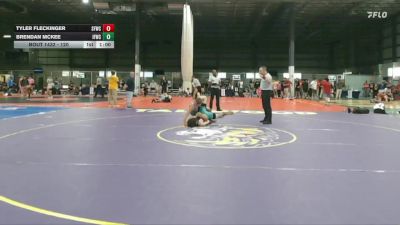 120 lbs Cons. Round 5 - Brendan McKee, Iron Forge Wrestling Club vs Tyler Fleckinger, Sly Fox Wrestling Club