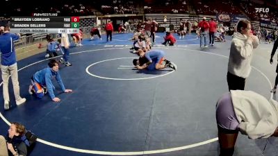 D 1 120 lbs Cons. Round 5 - Braden Sellers, Fontainebleau vs Brayden Lobrano, Parkway