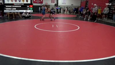 132 lbs Round 4 - Rowan Catherson, Clear Creek-Amana vs Sedric Lamb, Louisa-Muscatine