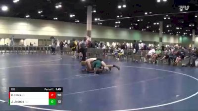 170 lbs Placement Matches (16 Team) - Jonathain Jacobs, Greenwave Grapplers vs Kai Heck, Montana Sidney