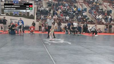 51_G lbs Quarterfinal - Rosalie Antonucci, Pleasant Valley vs Carsyn Solis, Penn Delco