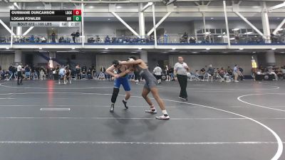 165 lbs Quarterfinal - Ousmane Duncanson, Lock Haven vs Logan Fowler, Air Force Academy