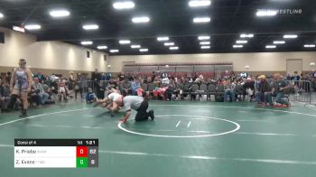 155 lbs Consolation - Kyle Priebe, Ohio Natl Gray vs Zack Evans, Trojan WC (NC)