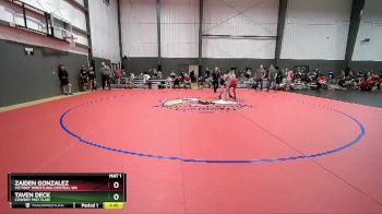 106 lbs Round 3 - Zaiden Gonzalez, Victory Wrestling-Central WA vs Taven Deck, Cowboy Mat Club