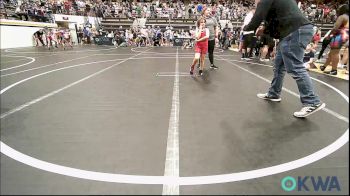 67 lbs Rr Rnd 3 - Paisley Gross, Redskins Wrestling Club vs Rye Bowerman, Madill Takedown