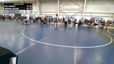 126 lbs Quarterfinal - Eric Johnson, Cedar Valley vs Memphis Cleland, Spring Creek