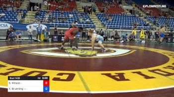 285 lbs Rnd Of 32 - Simon Wilson, Illinois vs Xavier Bruening, California