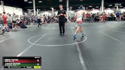 160 lbs Round 2 (4 Team) - Drew Teeter, Rebellion vs Judson Beaver, NC National Team