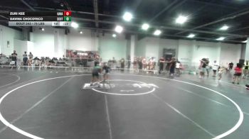 78 lbs 5th Place - Zuri Kee, Ganado WC vs Davina Chocoteco, Scotsmen WC