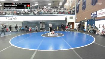 52 lbs Champ. Round 2 - Brody Femrite, Timberline Youth Wrestling vs Krew Harrison, Weiser Wrestling Club