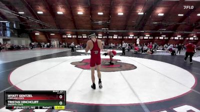 125 lbs Cons. Round 5 - Wyatt Gentzel, Cortland State vs Tristan Hinchcliff, Oneonta State