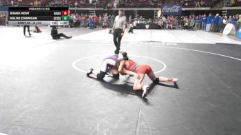 G 132 lbs Champ. Round 1 - Khloe Carrigan, Dutchtown Girls vs Jeiana Kent, Haughton Girls