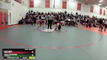 100 lbs Cons. Round 2 - Faith McDaniel, Carrolton vs Luci Hess, Crestwood