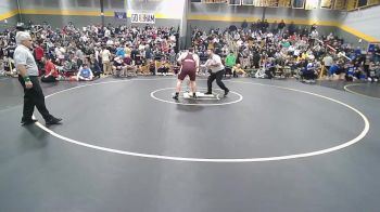 285 lbs Semifinal - Endrit Brahimaj, Bethel vs OSCAR TAPIA, Abbott Tech*