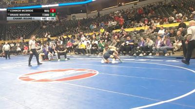 150 Class 4 lbs Champ. Round 1 - Drake Weston, Ft. Zumwalt North vs Connor McBride, Marquette