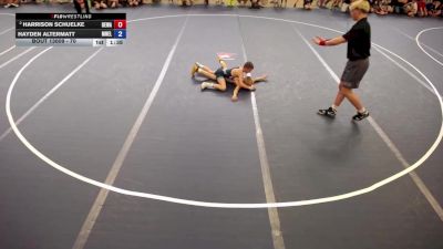70 lbs Champ. Round 1 - Harrison Schuelke, Berge Elite Wrestling Academy vs Hayden Altermatt, MN Elite