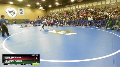 138 lbs Champ. Round 2 - Jonathan Flores, Reedley vs Peter Ruehlman, Dos Pueblos