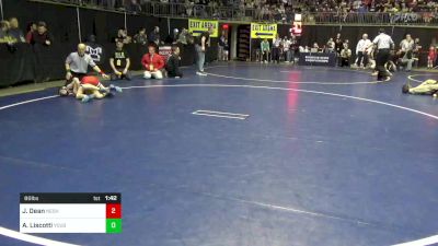 80 lbs Round Of 16 - Joshua Dean, Neshaminy vs Antonio Liscotti, Yough