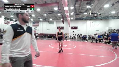 157 lbs Quarterfinal - Carter Chambers, Canton vs Mark Wilkinson, Weston