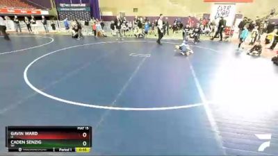 45 lbs Round 2 - Caden Senzig, WI vs Gavin Ward, IA