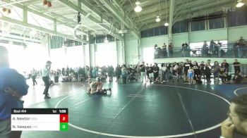 145 lbs Round Of 16 - Annabelle Newton, Coolidge vs Noenia Vasquez, Live Oak WC SC